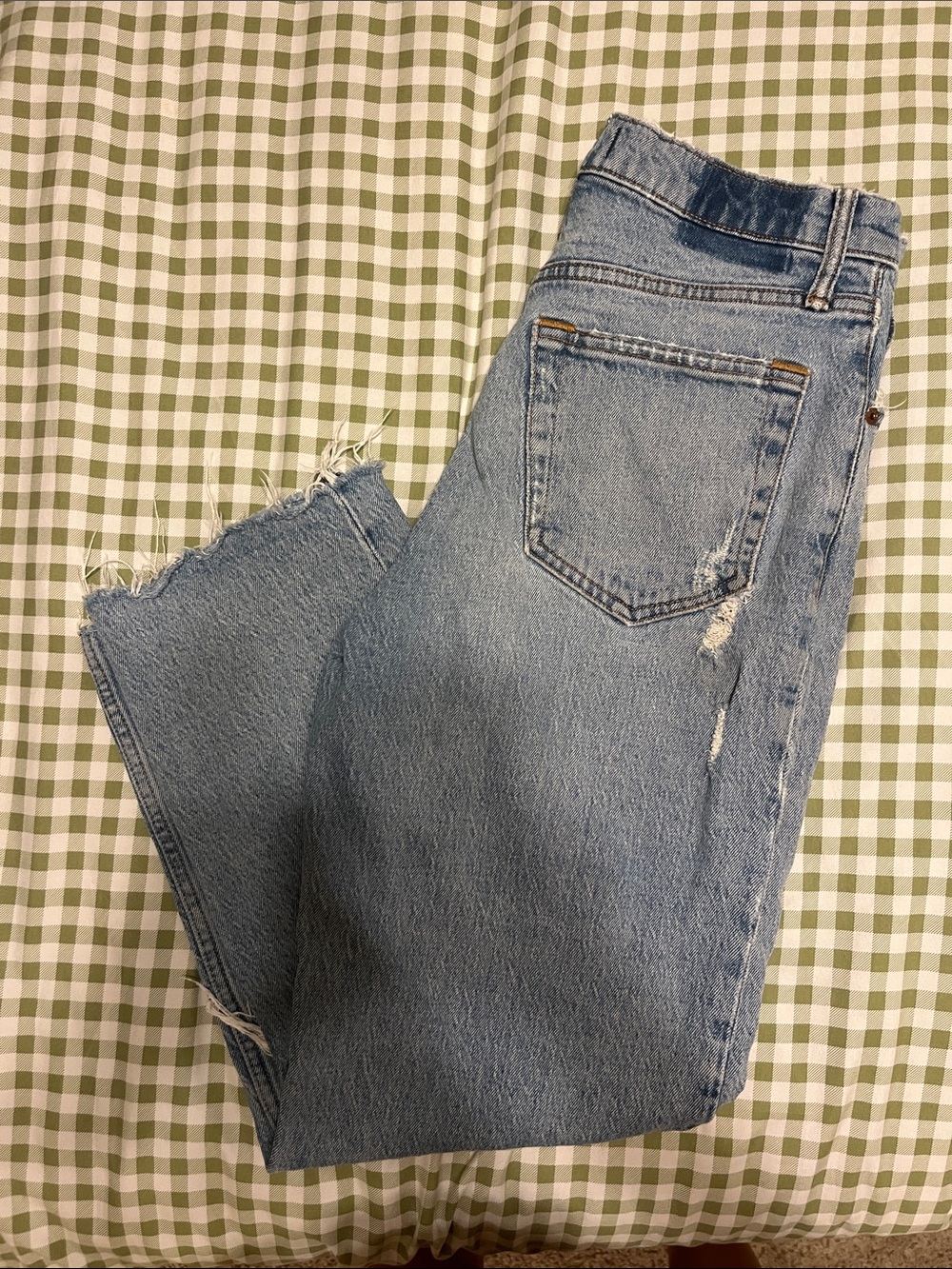 Abercrombie & Fitch Light Blue Straight Leg Jeans